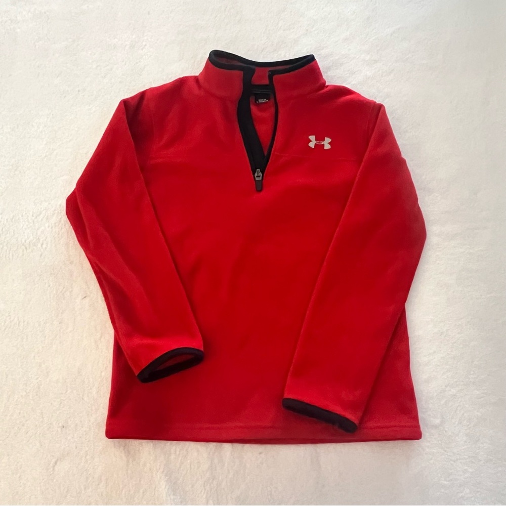 Under Armour Black and Red Pullover